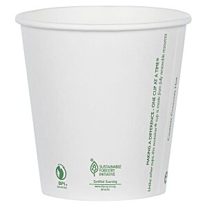 Additional Image 2 - a white cup with green text
