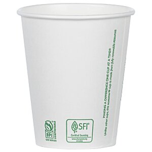 Additional Image 2 - a white cup with green text