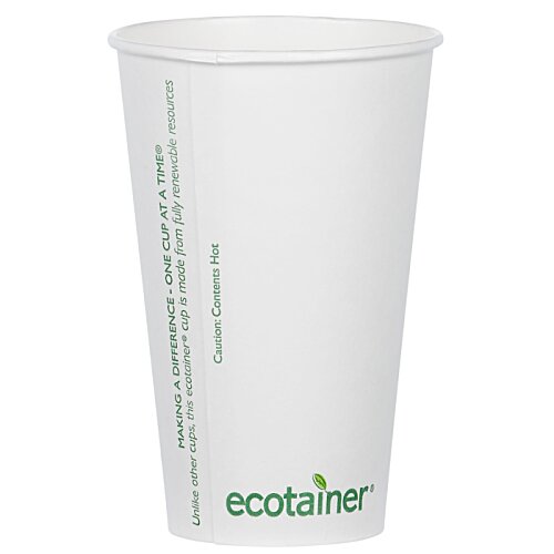 Additional Image 1 - a white cup with green text