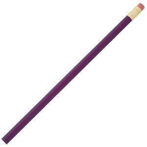 Additional Image 2 - a purple pencil with white eraser