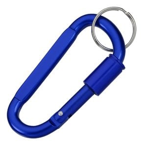 Additional Image 2 - a blue keychain with a ring