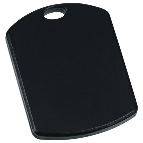 Additional Image 1 - a black dog tag on a white background