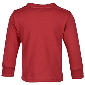 Additional Image 1 - a red long sleeved shirt