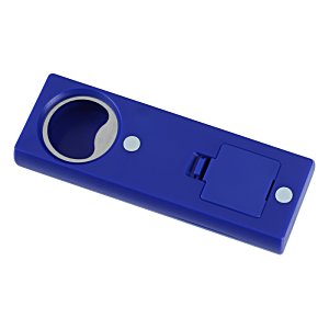Additional Image 2 - a blue rectangular object with a hole