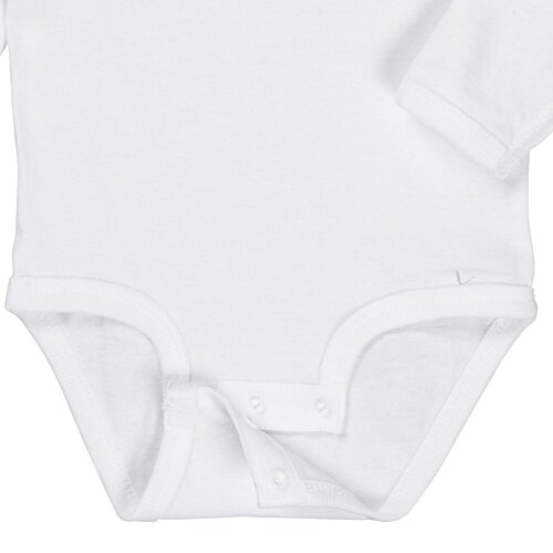 Additional Image 2 - a white baby bodysuit