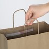 View Image 3 of 3 of Sealable Kraft Paper Shopper - 16-1/4" x 14-1/2"