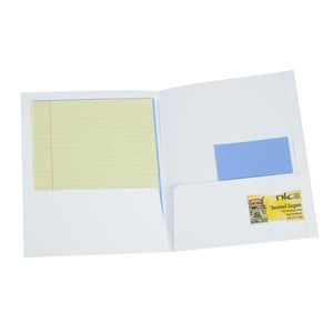 Additional Image 2 - a white envelope with a blue and yellow square
