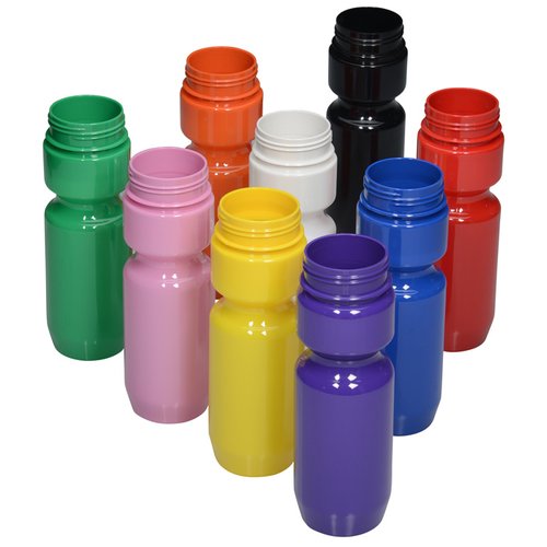 Additional Image 1 - a group of colorful plastic bottles
