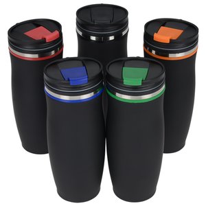 Additional Image 1 - a group of black containers with different colors