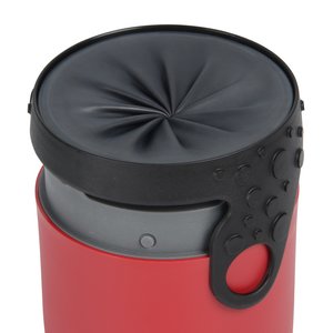 Additional Image 1 - a red and black cylinder with a black circle