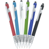 View Image 4 of 4 of Incline Ringer Soft Touch Stylus Metal Pen
