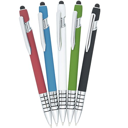 Incline Ringer Soft Touch Stylus Metal Pen Image 3 of 3