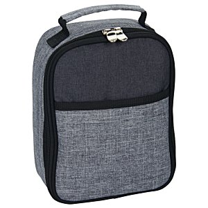 Additional Image 3 - a grey and black lunch bag