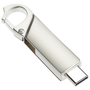 Additional Image 4 - a white usb flash drive