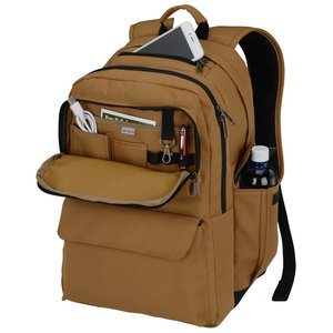 Additional Image 1 - a brown backpack with a pocket