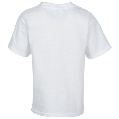 Everyday Blend T-Shirt - Youth - White - Embroidered Image 1 of 2