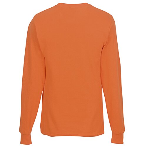 Additional Image 1 - a long sleeved orange shirt