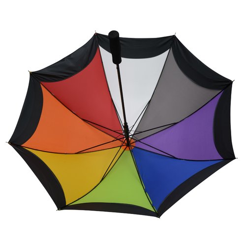 Rainbow Crescent Umbrella - 46" Arc Image 1 of 2