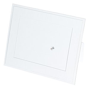 Additional Image 4 - a white square object with a black dot