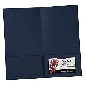 Additional Image 2 - a blue folder with a white label