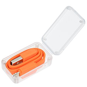 Additional Image 2 - an orange stapler in a plastic container