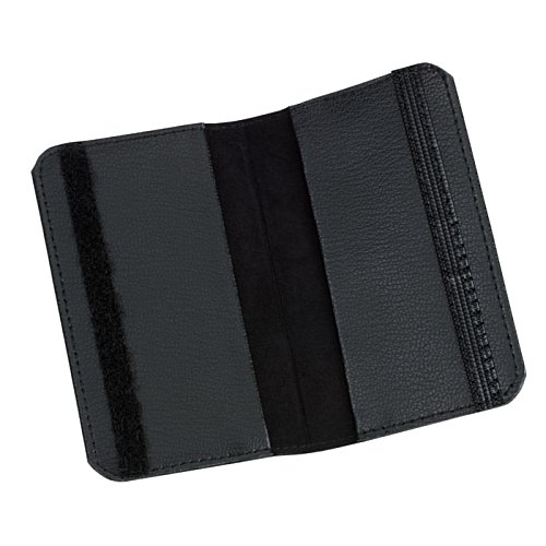 Additional Image 1 - a black card holder on a white background