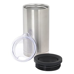Additional Image 1 - a silver cylinder with a black ring