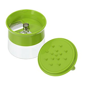 Additional Image 1 - a green and white pepper grinder