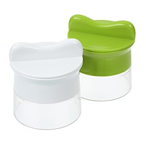 Additional Image 4 - a couple of plastic containers with green lids