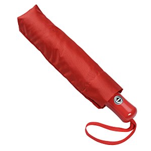 Additional Image 2 - a red umbrella with a strap