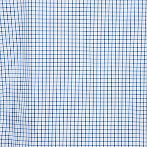 Additional Image 2 - a close up of a blue and white checkered shirt