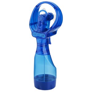 Additional Image 3 - a blue plastic bottle with a spiral handle