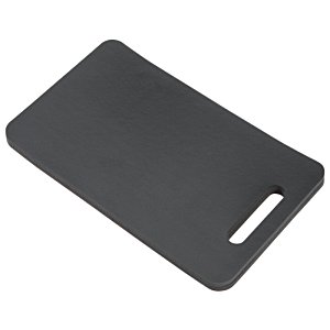 Additional Image 1 - a black cutting board on a white background