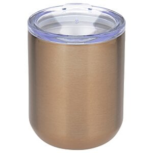 Additional Image 1 - a brown cup with a blue lid