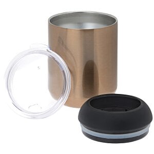 Additional Image 3 - a gold canister with a black lid