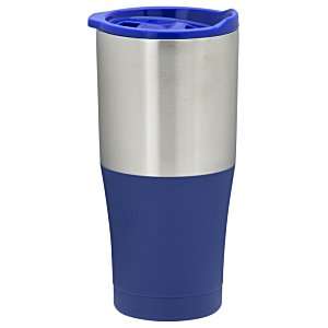 Additional Image 1 - a blue and silver tumbler