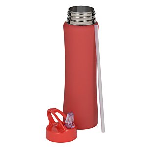 Additional Image 2 - a red thermos with a red cap