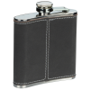 View Image 2 of 3 of Leatherette Flask - 6 oz.