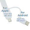 View Image 6 of 6 of Layton Duo Charging Cable Lanyard