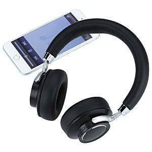 Additional Image 2 - a pair of black headphones