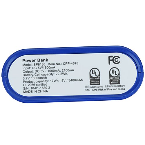 Additional Image 5 - a blue and white rectangular sign