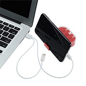 Additional Image 2 - a cell phone charging on a laptop