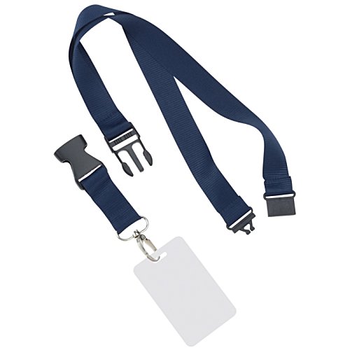 Additional Image 1 - a blue strap with a silver buckle