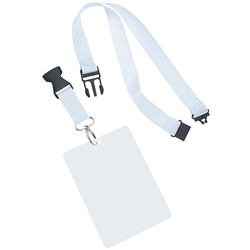 Additional Image 1 - a white badge with black strap