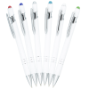 View Image 4 of 4 of Textari Soft Touch Stylus Metal Pen - White