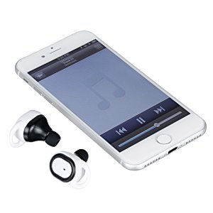 Additional Image 2 - a white cell phone and earbuds
