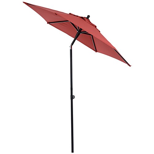 Steel Market Tilt Umbrella - 7' Image 3 of 4