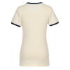 View Image 3 of 3 of Next Level Cotton Ringer T-Shirt - Ladies' - Screen