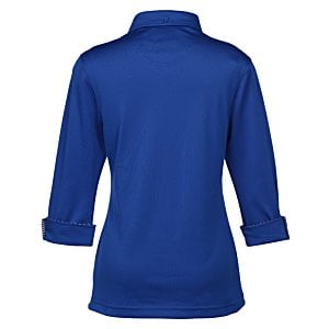 Additional Image 1 - a blue shirt with long sleeves