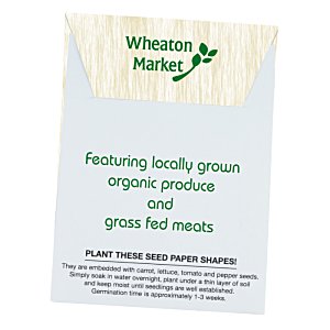Additional Image 4 - a white card with green text